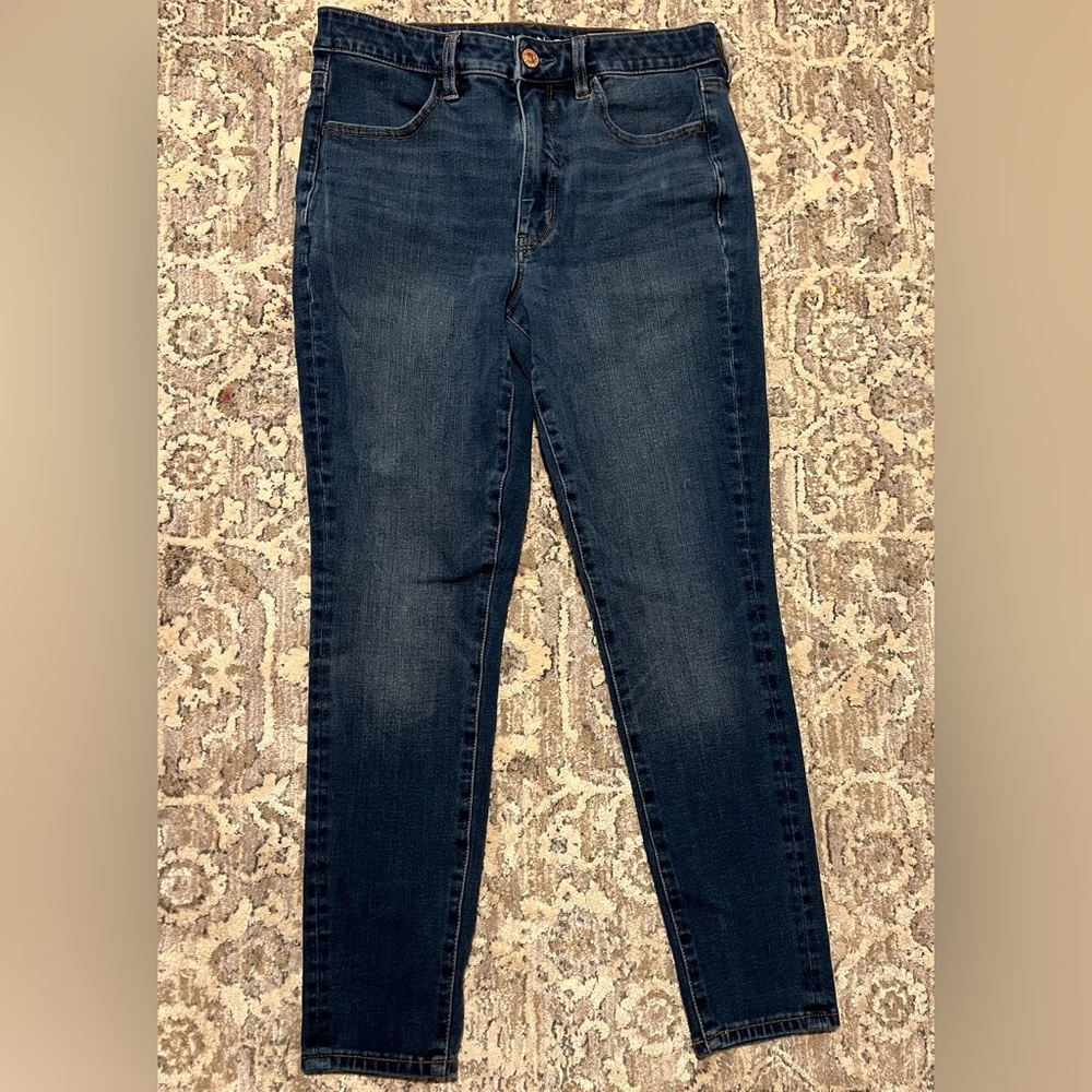 American Eagle Outfitters Dark Blue Skinny Jeans